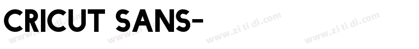 cricut sans字体转换